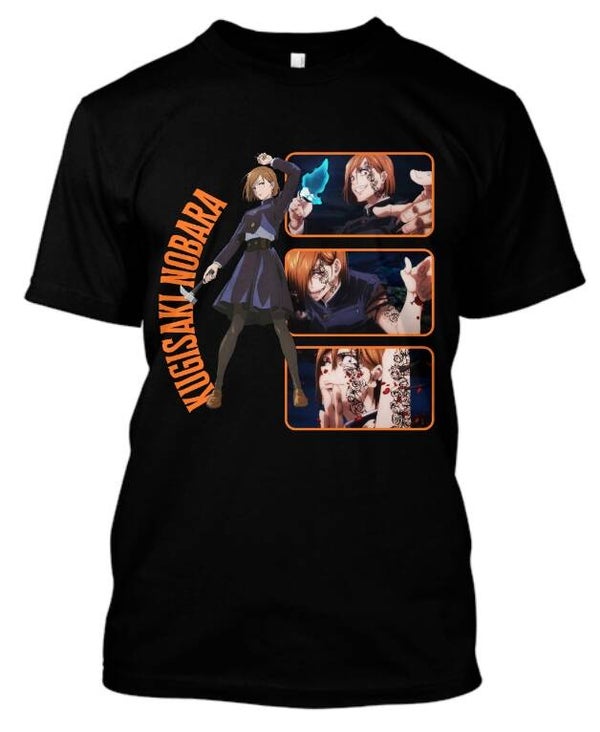 Jujutsu Kaisen Nobara Kugisaki graphic T-shirt (name)