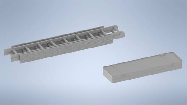 Dach Aufbau Deco Teile für ZM114-A Module 1/14