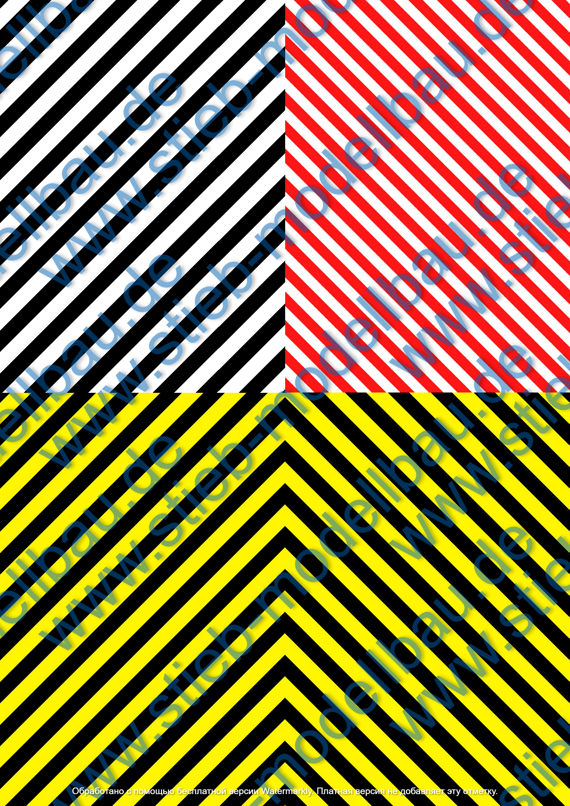 Warnstreifen Warntafeln Warnmarkierung Vinyl Aufkleber Decals A4 Bogen