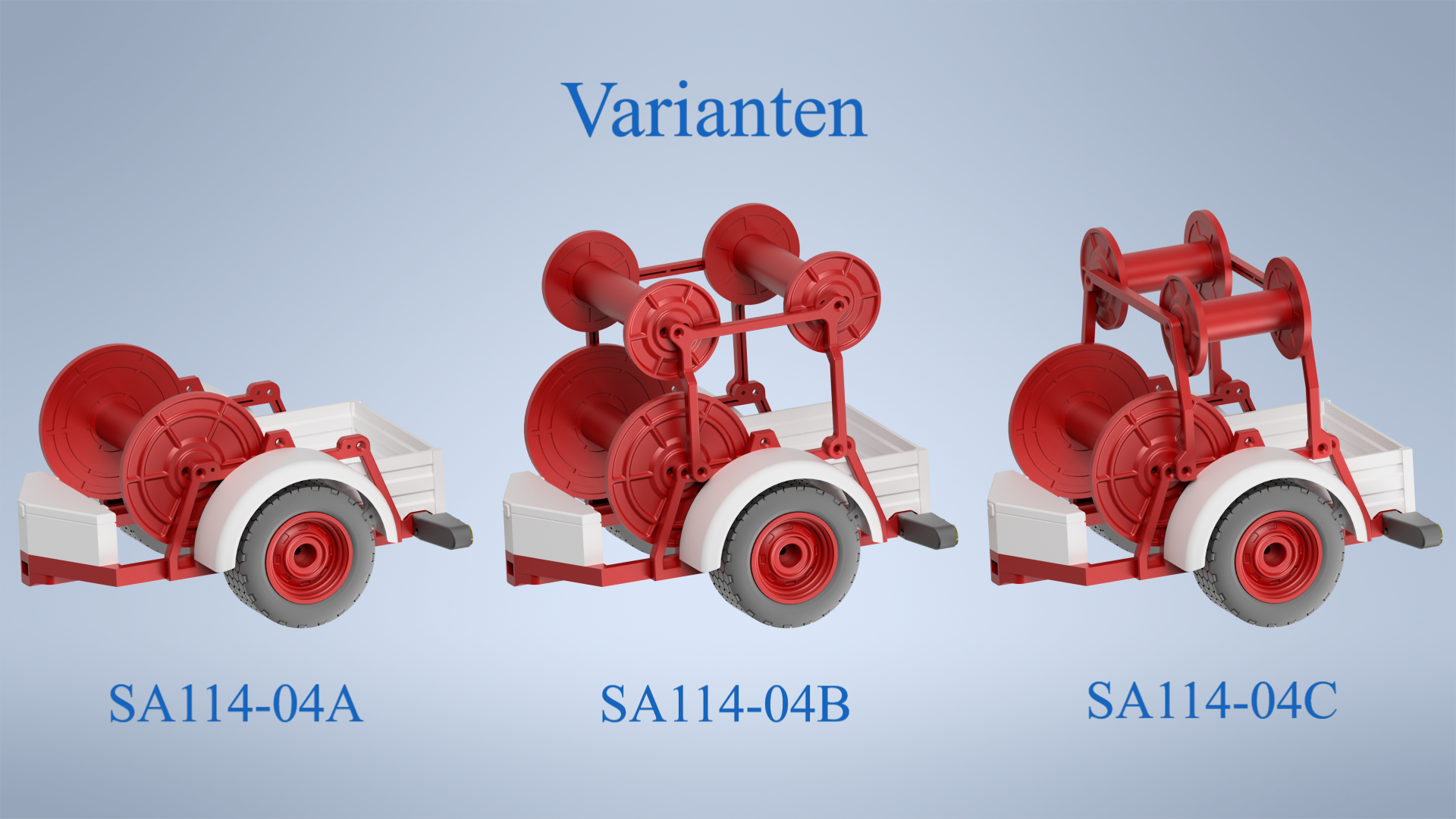 Schlauch Haspel Anhänger SA114-04 Einsatzfahrzeug