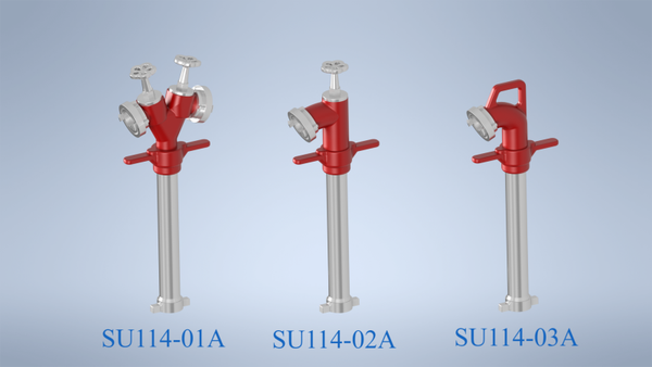 Hydrantenstandrohr Standrohr für Unterflurhydranten 1:16 1:14 3D Druck