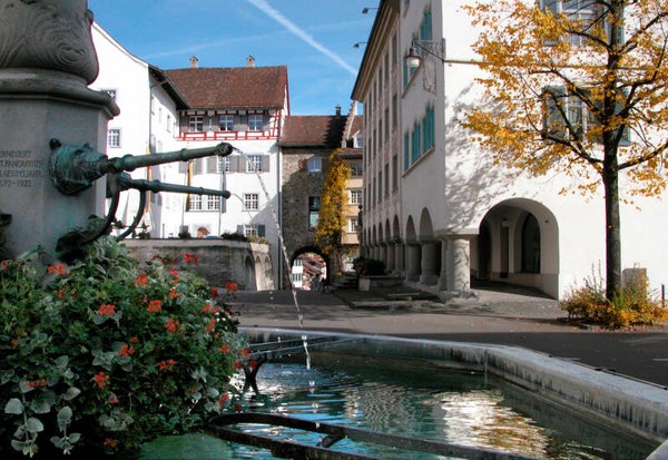 Forex-60x40-0689-Wil, Hofplatz mit Pankraziusbrunnen