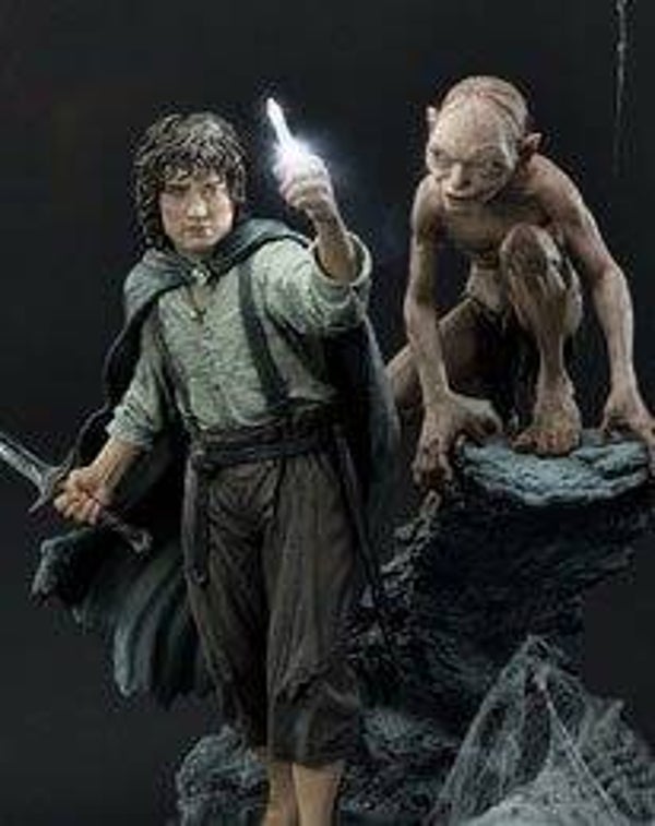Lord of the Rings Statue 1/4 Frodo & Gollum Bonus Version 46 cm