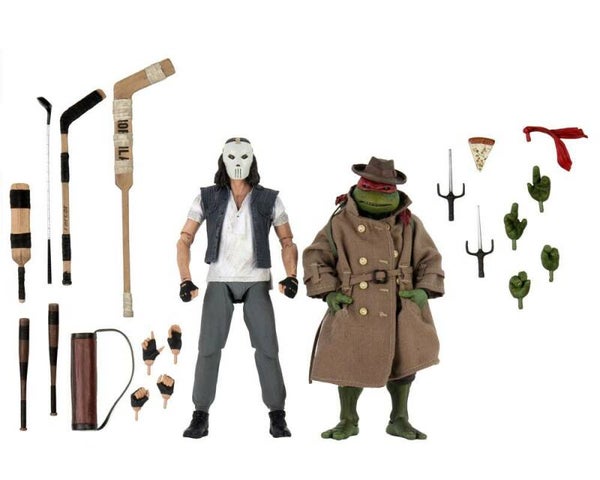 Teenage Mutant Ninja Turtles Action Figure 2-Pack Casey Jones & Raphael in Disguise 18 cm