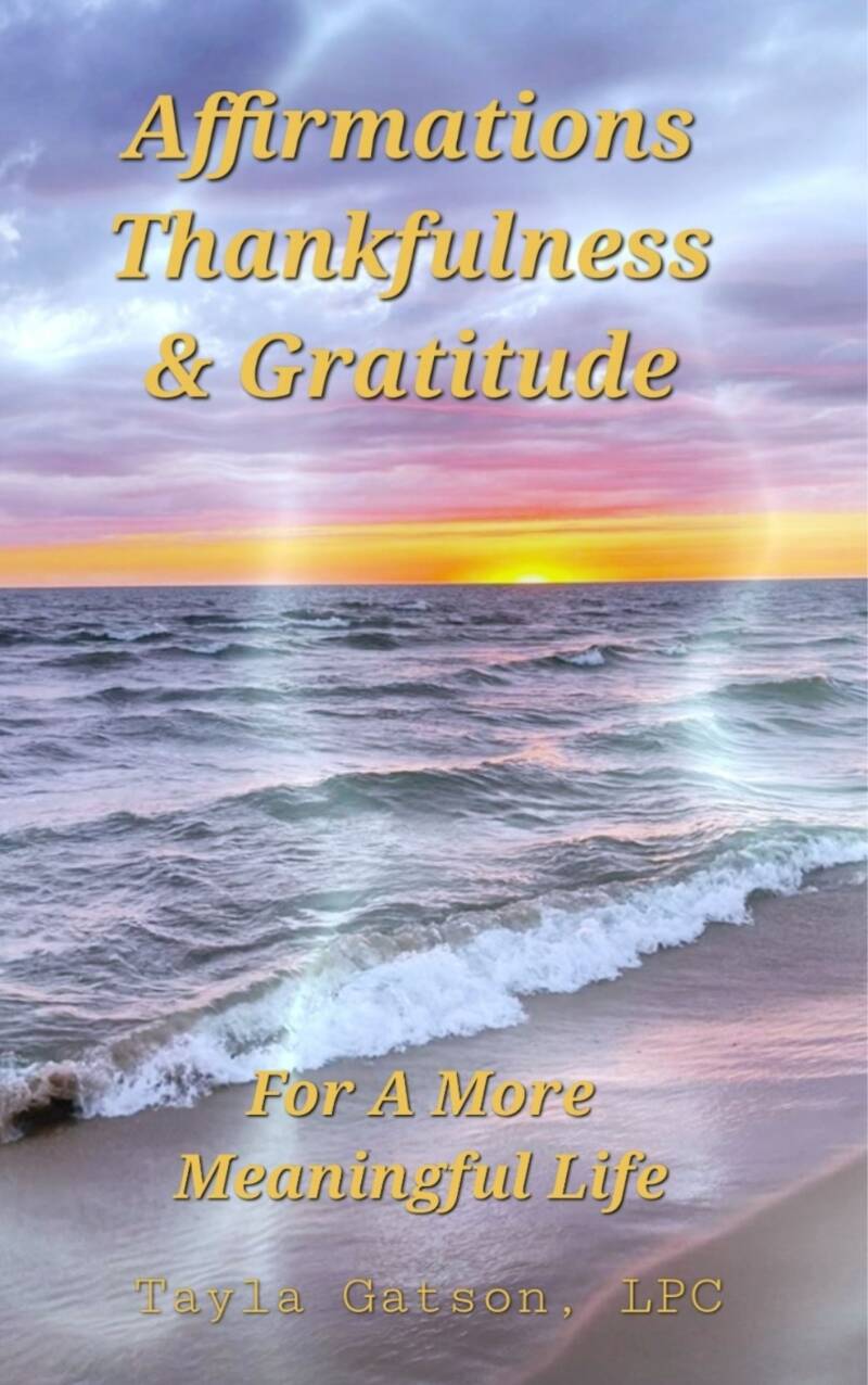 Affirmations Thankfulness & Gratitude Book.