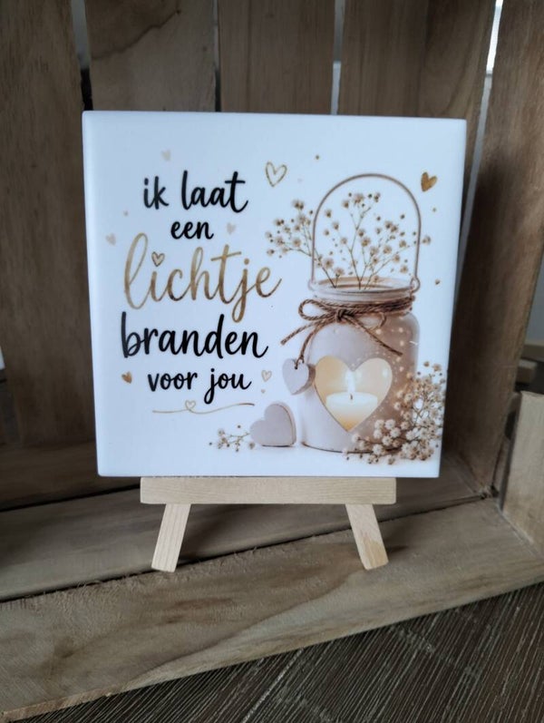Ik laat een lichtje branden voor jou