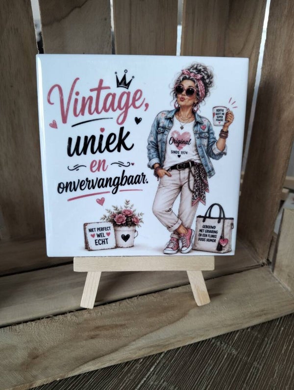 Vintage uniek en onvervangbaar