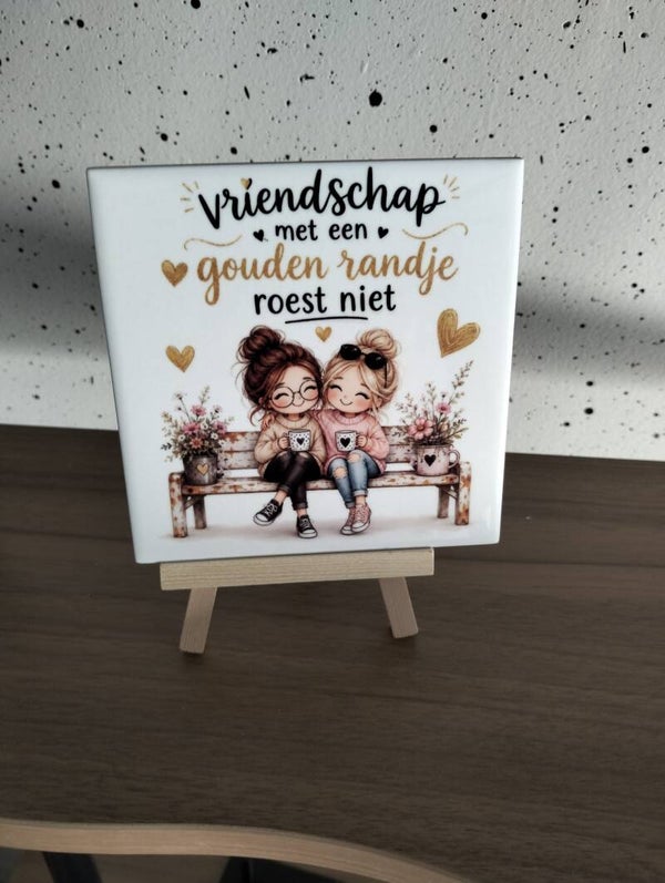 Vriendschap met een gouden randje roest niet