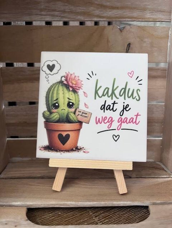 Kak dus dat je weg gaat