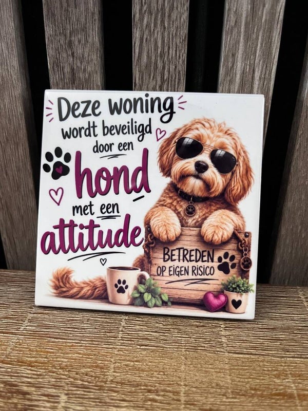 Hond met een attitude