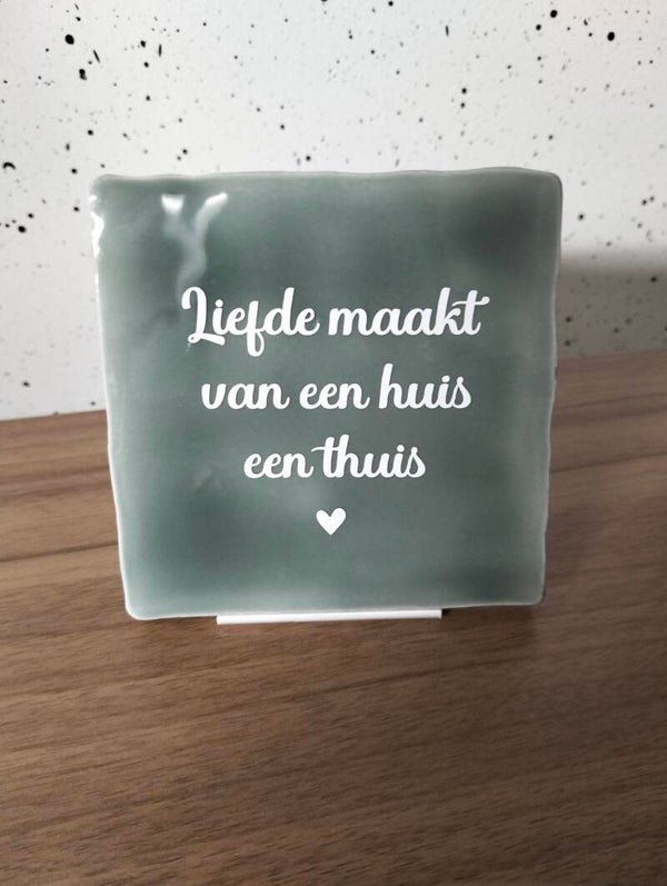 Liefde maakt van een huis een thuis