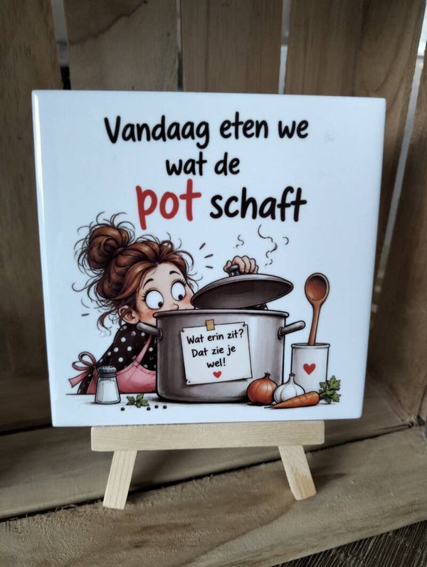 Vandaag eten we wat de pot schaft