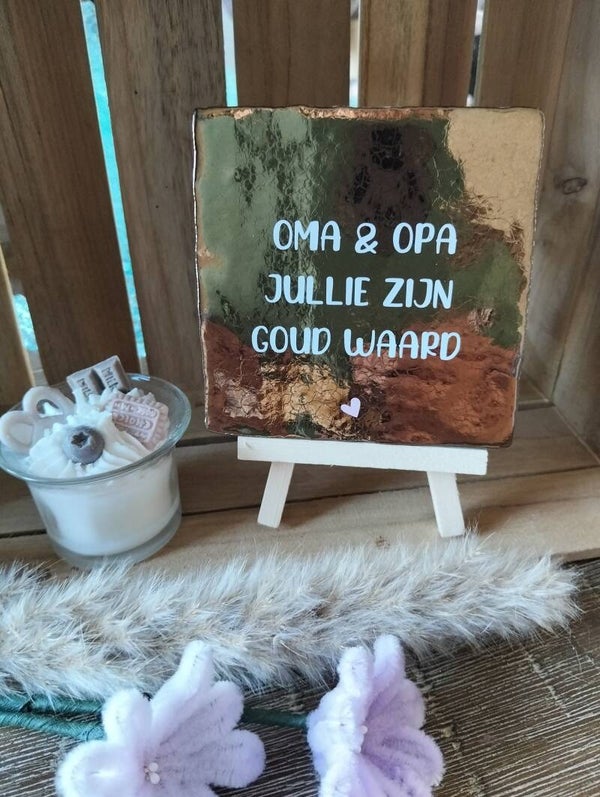 Oma en opa jullie zijn goud waard