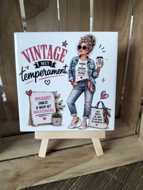 Vintage met temperament