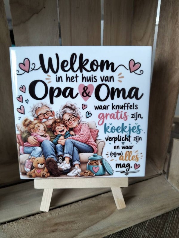 Welkom in het huis van opa & oma