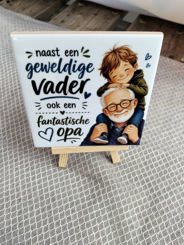 Naast een geweldige vader een fantastische opa