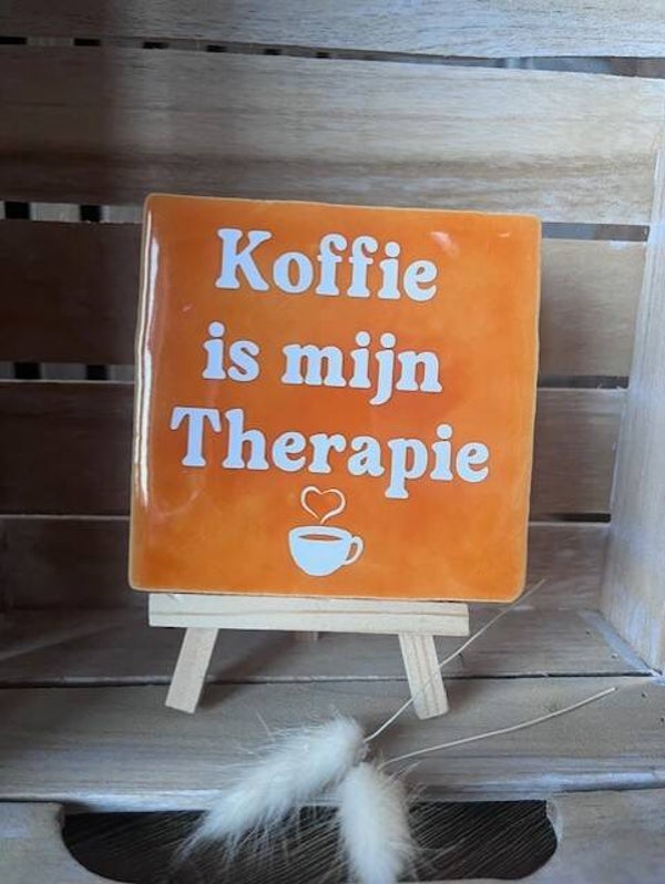 Koffie is mijn therapie