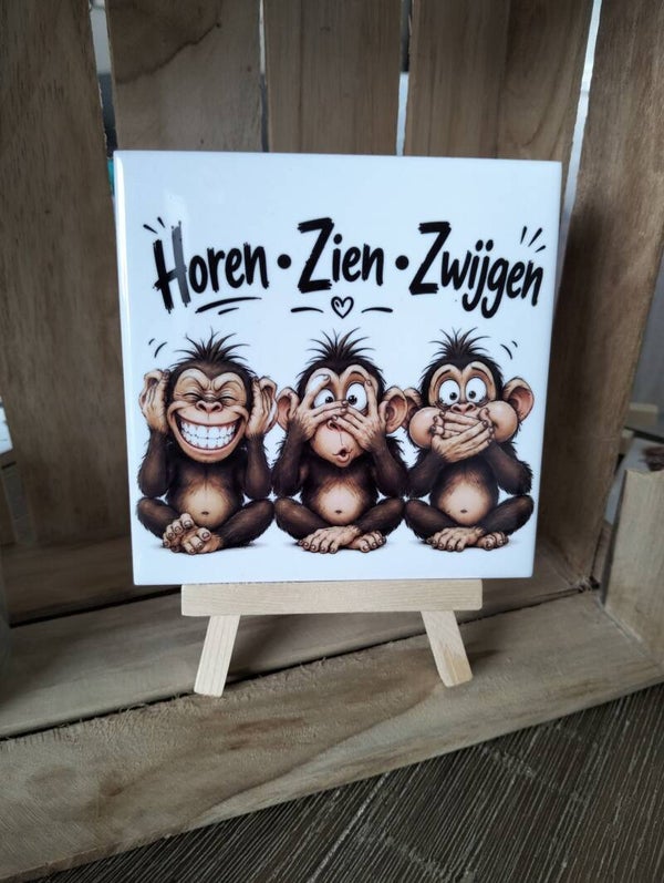 Horen zien zwijgen