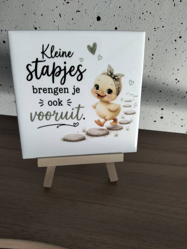 Kleine stapjes brengen je ook vooruit