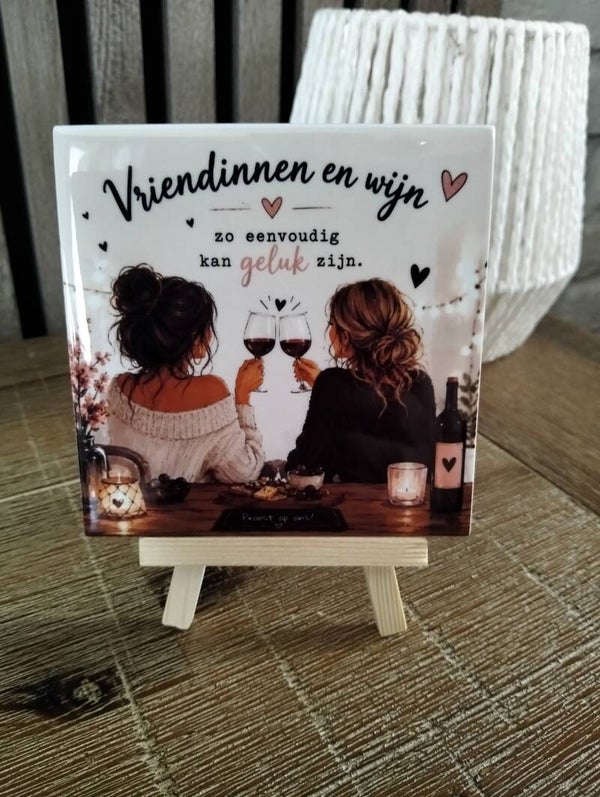Vriendinnen en wijn zo eenvoudig kan geluk zijn