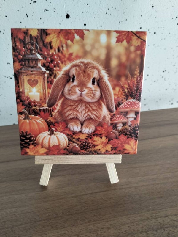 tegel schattig konijn