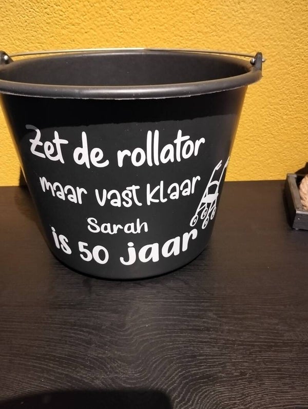 Zet de rollator maar klaar