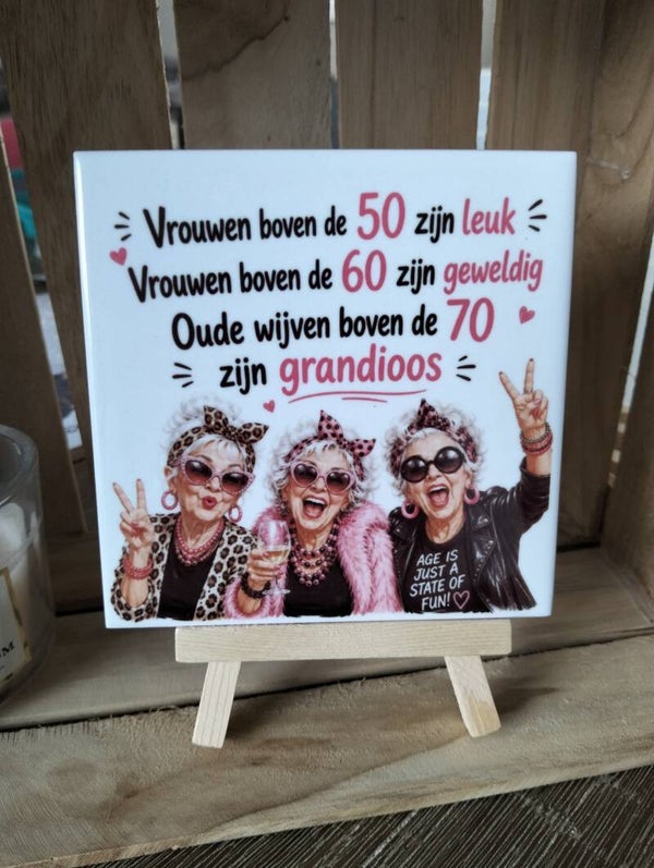 Vrouwen boven de 50, 60, 70