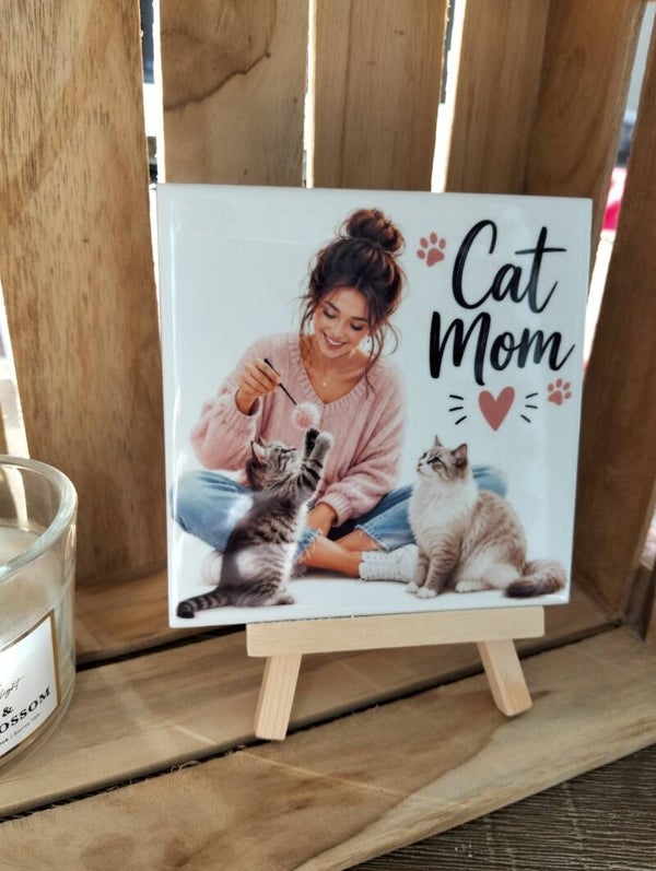 Cat mom