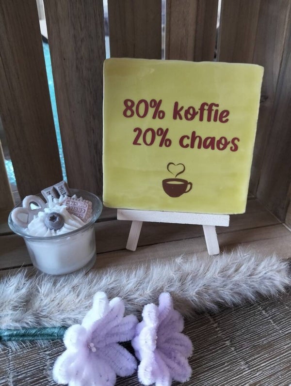 80% koffie 20% chaos