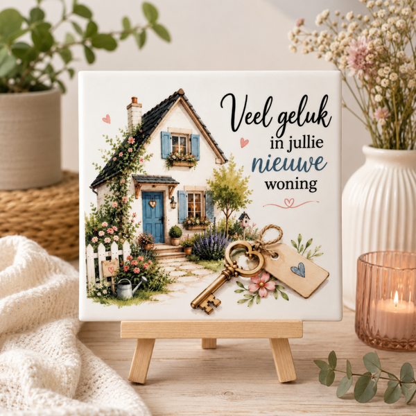 Veel geluk in jullie nieuwe woning
