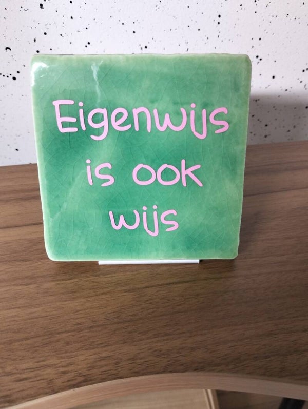 Eigenwijs is ook wijs