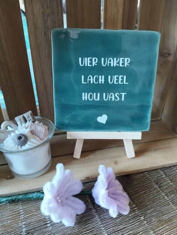 Vier vaker lach veel hou vast
