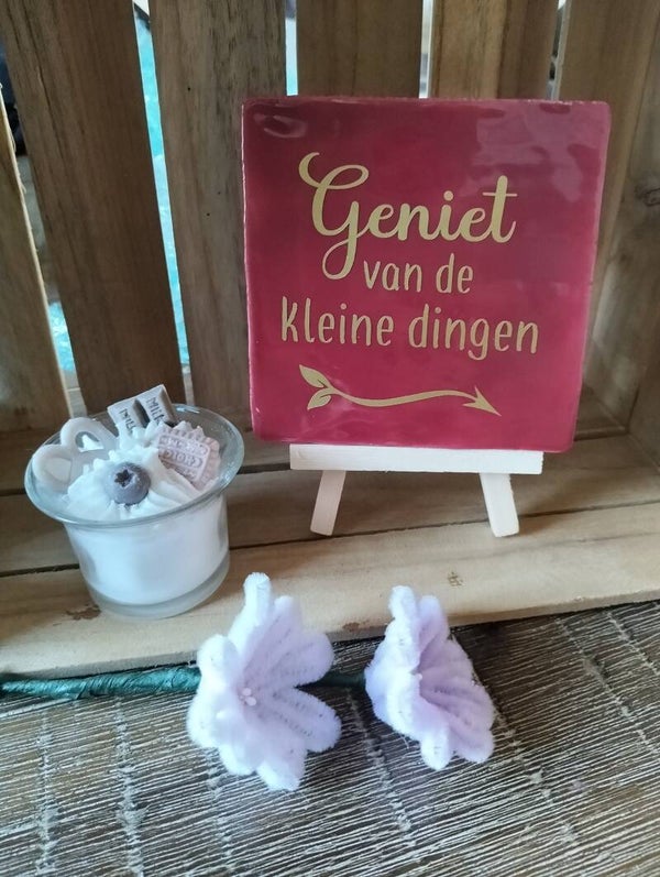 Geniet van de kleine dingen