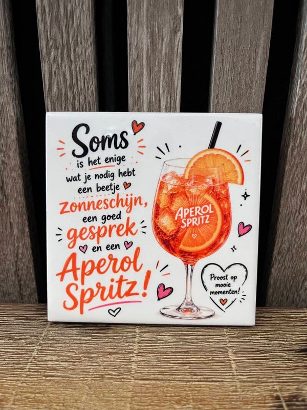 Tegel ‘Aperol Spritz’