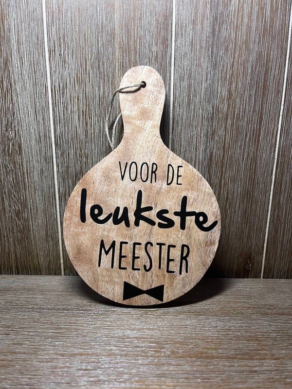 Voor de leukste meester
