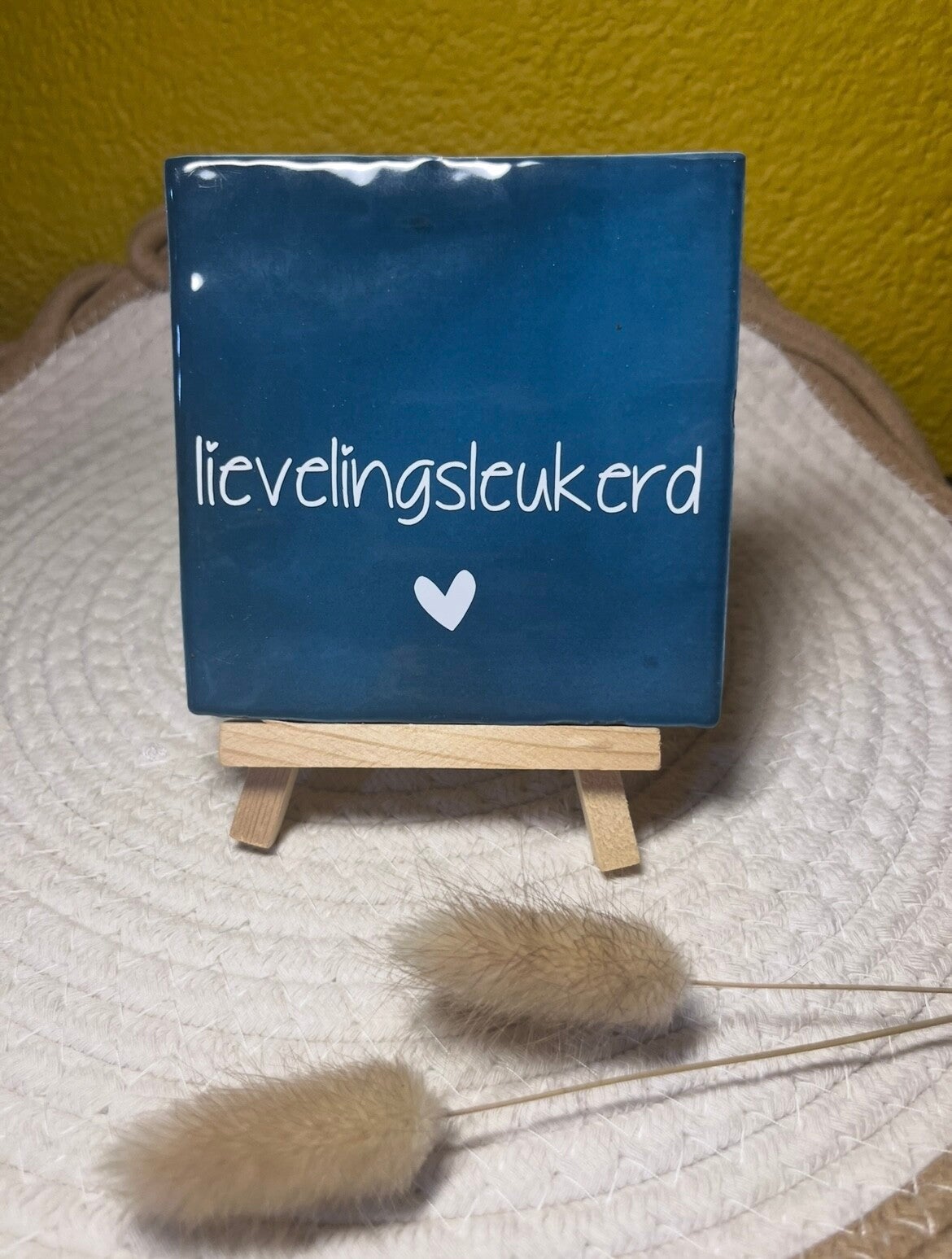 Tegeltje “lievelingsleukerd”