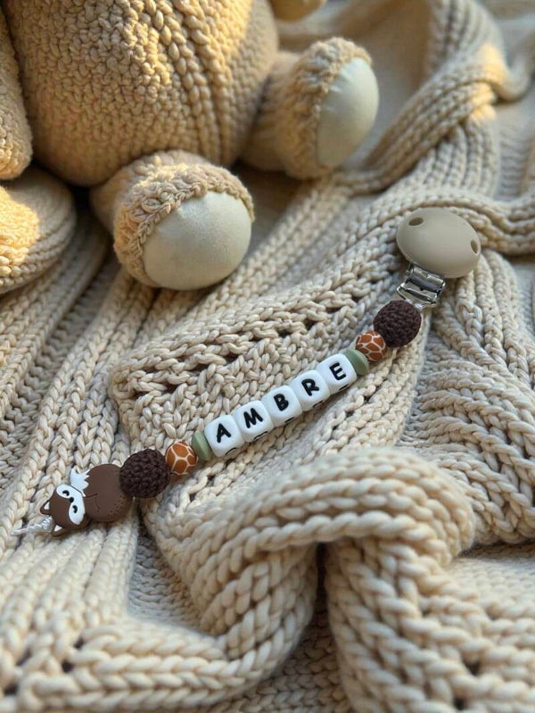 Attache tétine prénom & fantaisie