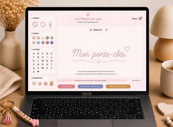 Mon double porte-clés / grandes lettres