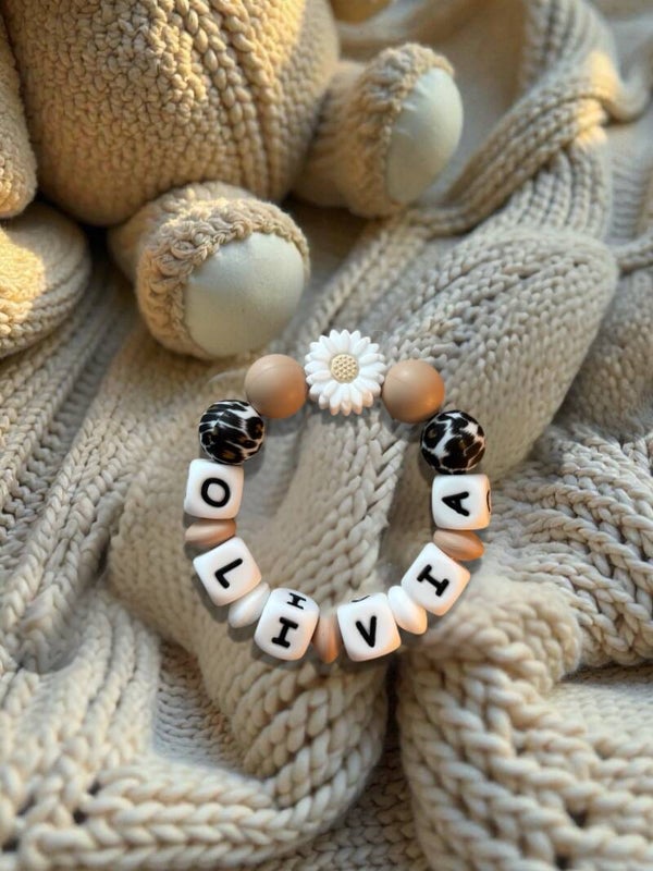 Anneau de dentition prénom & fantaisie