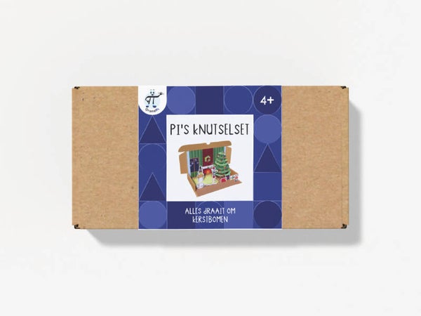 Pi's knutselset - alles draait om kerstbomen
