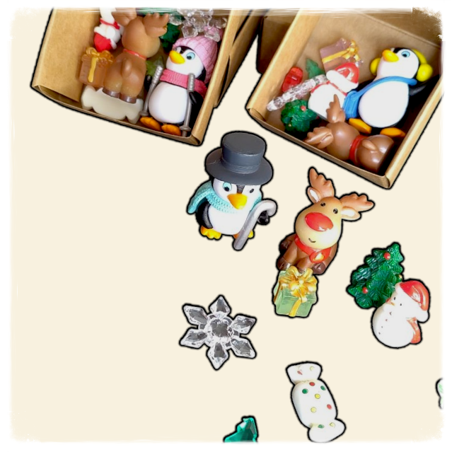 Lichttafel / duik set Kerst xl