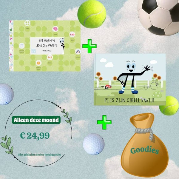Pi is zijn cirkel kwijt kado pakket