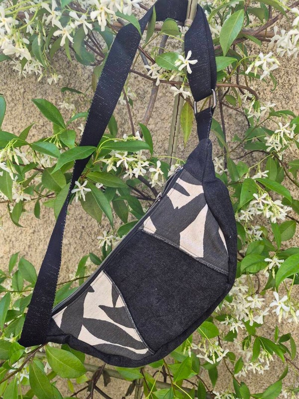 Sac Horizon, le sac Demi Lune en jean upcyclé