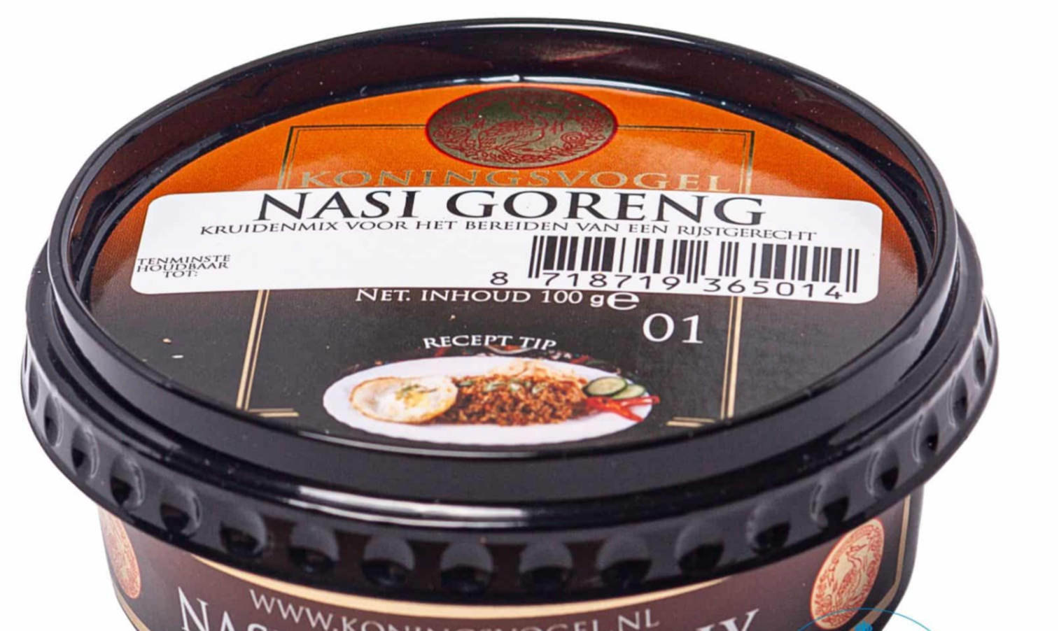 Koningsvogel, Boemboe nasi goreng, 100 g