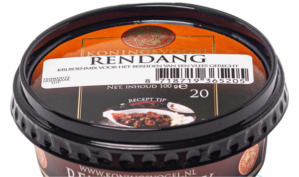 Koningsvogel, Boemboe rendang, 100 g