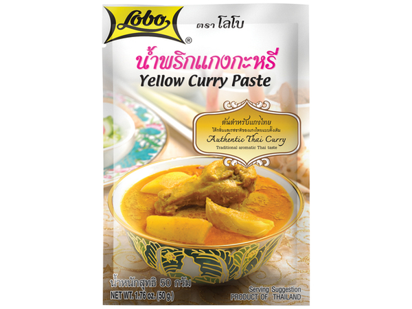 Yellow Curry Paste, Lobo, 50 G