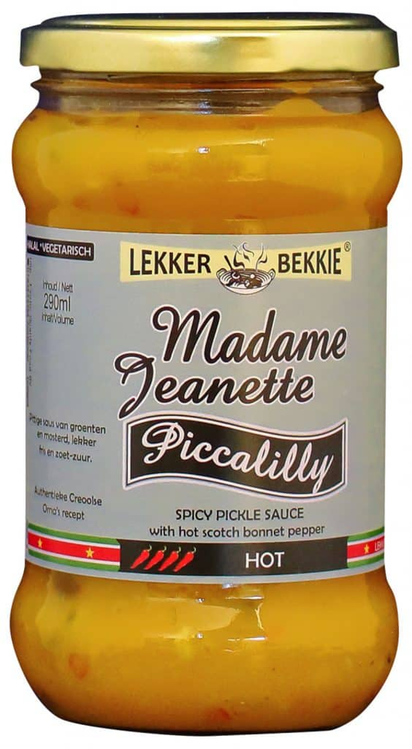 Lekkerbekkie, Piccalilly madame jeanette, 290 ml