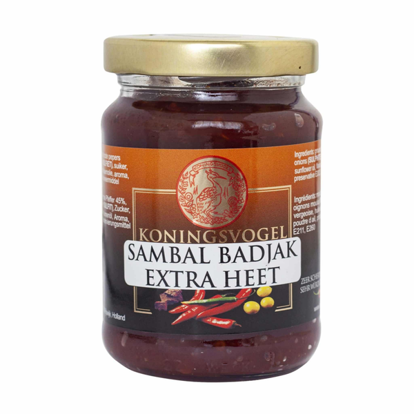 Koningsvogel, Sambal badjak hot, 200 g