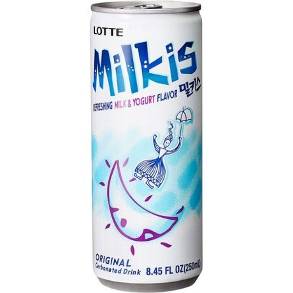LOTTE  Milkis Frisdrank (blikje), 250 ML (Incl. €0.15 deposit)