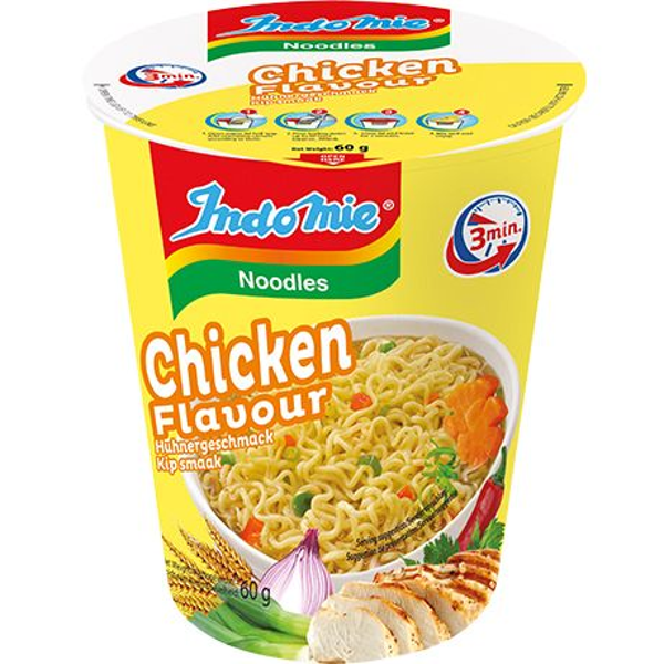 INDOMIE, Instant Noedels Kip Beker, 60 G